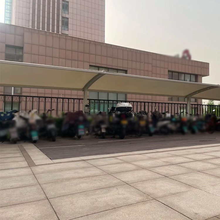 饶河县膜结构电动车棚